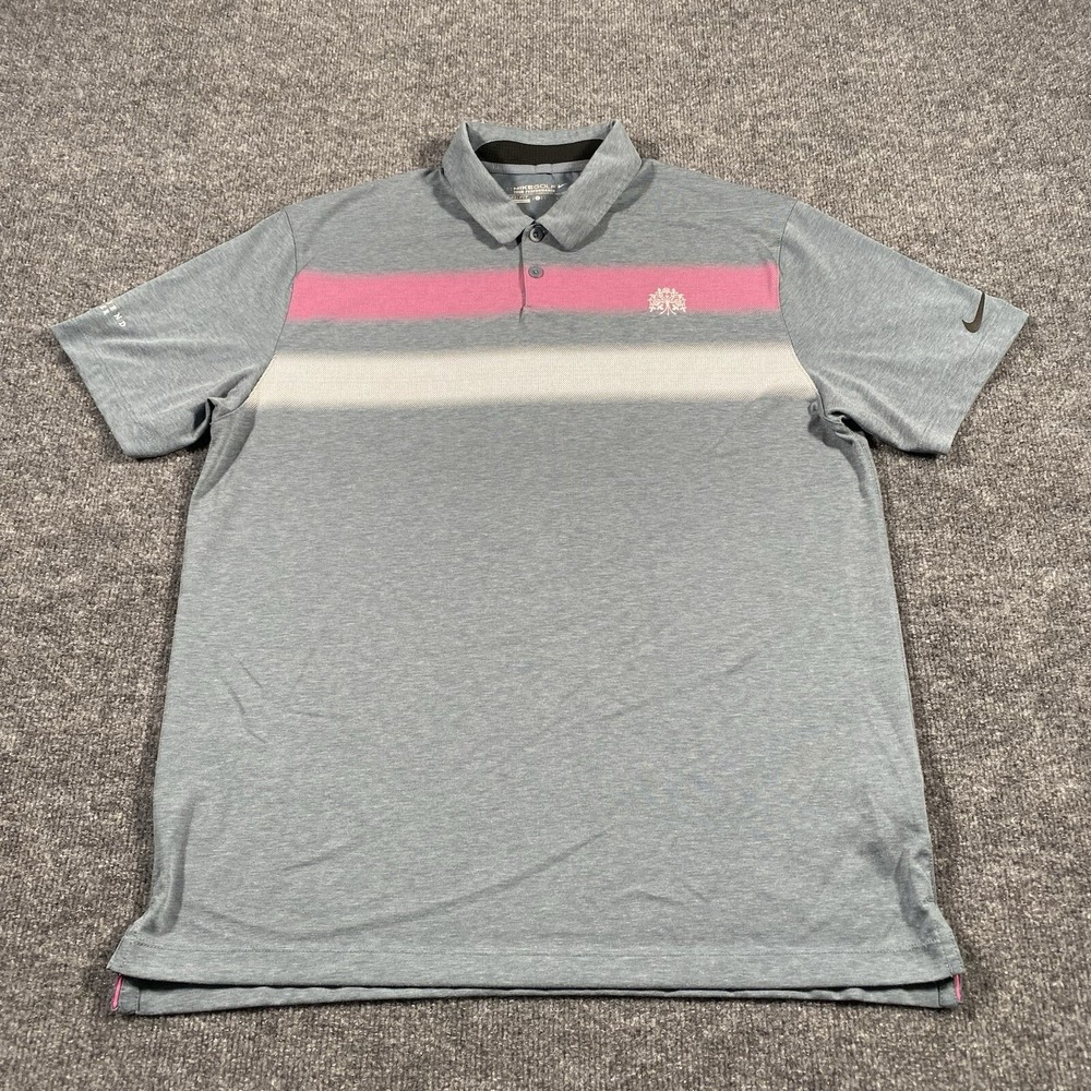 Nike Major Movement Vapor Golf Polo Shirt Mens Large Dri Fit Riverbend Kohler - Picture 4 of 8